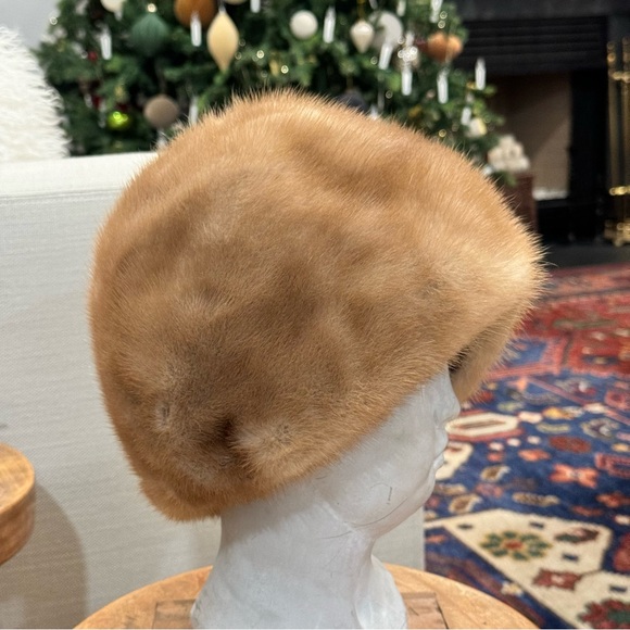 Mint Canadian Pastel Mink Fur Hat Cap Women Woman - Picture 10 of 12